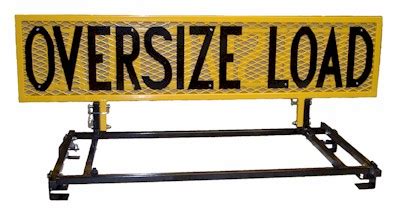 oversize load sign mounting ideas.